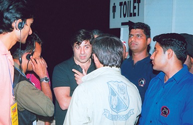 Security Detail for Actor Sunny Deol